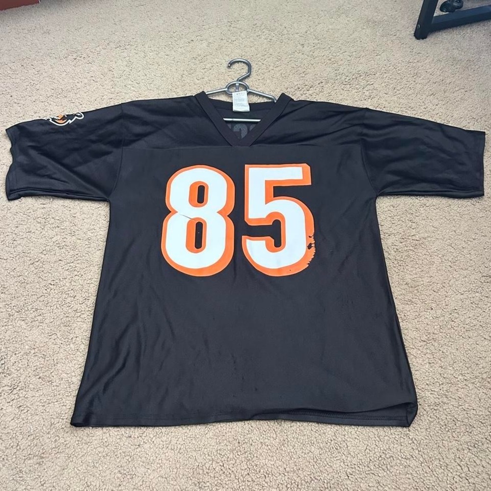 Vintage Authentic NFL black Cincinnati Bengals‎ Chad Ochocinco jersey, Size M